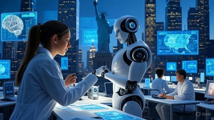 "Multi-agent AI workflow on USA map, Agentic AI trends 2025 in healthcare finance"